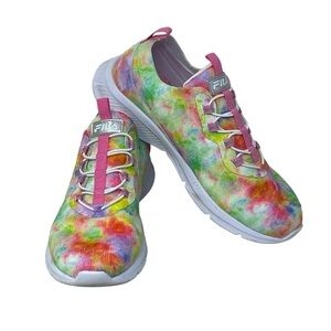 Fila Memory Foam Tie-Dye Women’s Slip On Sneaker Shoe Size 9